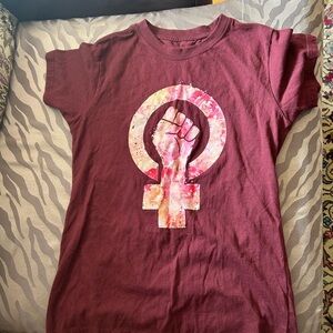 Empowerment Symbol Kids T-Shirt - Maroon
